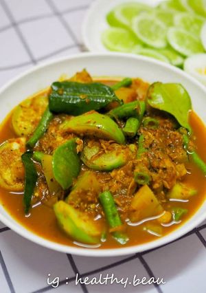 รูปของ (คลีน)แกงไตปลา จากไตปลาแห้ง