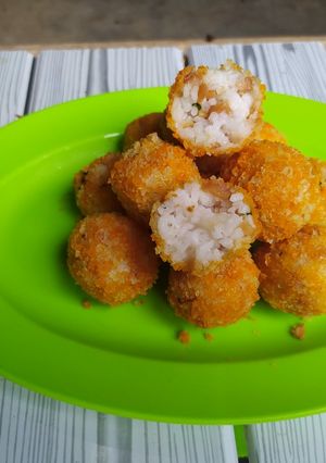Foto resep Bola bola nasi sosis crispy