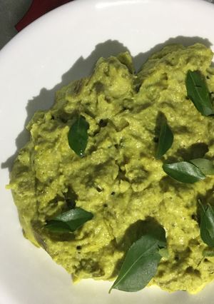 A picture of Kaya perattiyathu(plantain thick gravy).