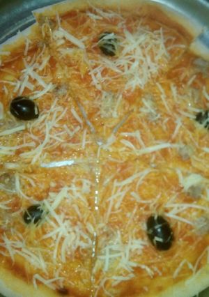 صورة لوصفة بيتزا 🍕🍕🍕🍕🍕