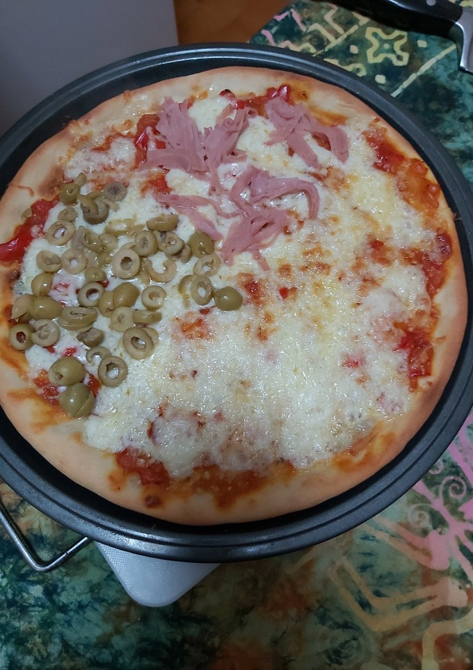 Una foto de Pizza