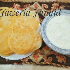 A picture of Kheer and Pori 😃😃.