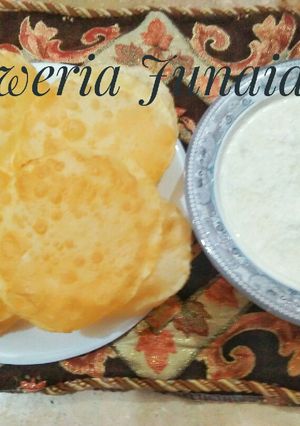 A picture of Kheer and Pori 😃😃.