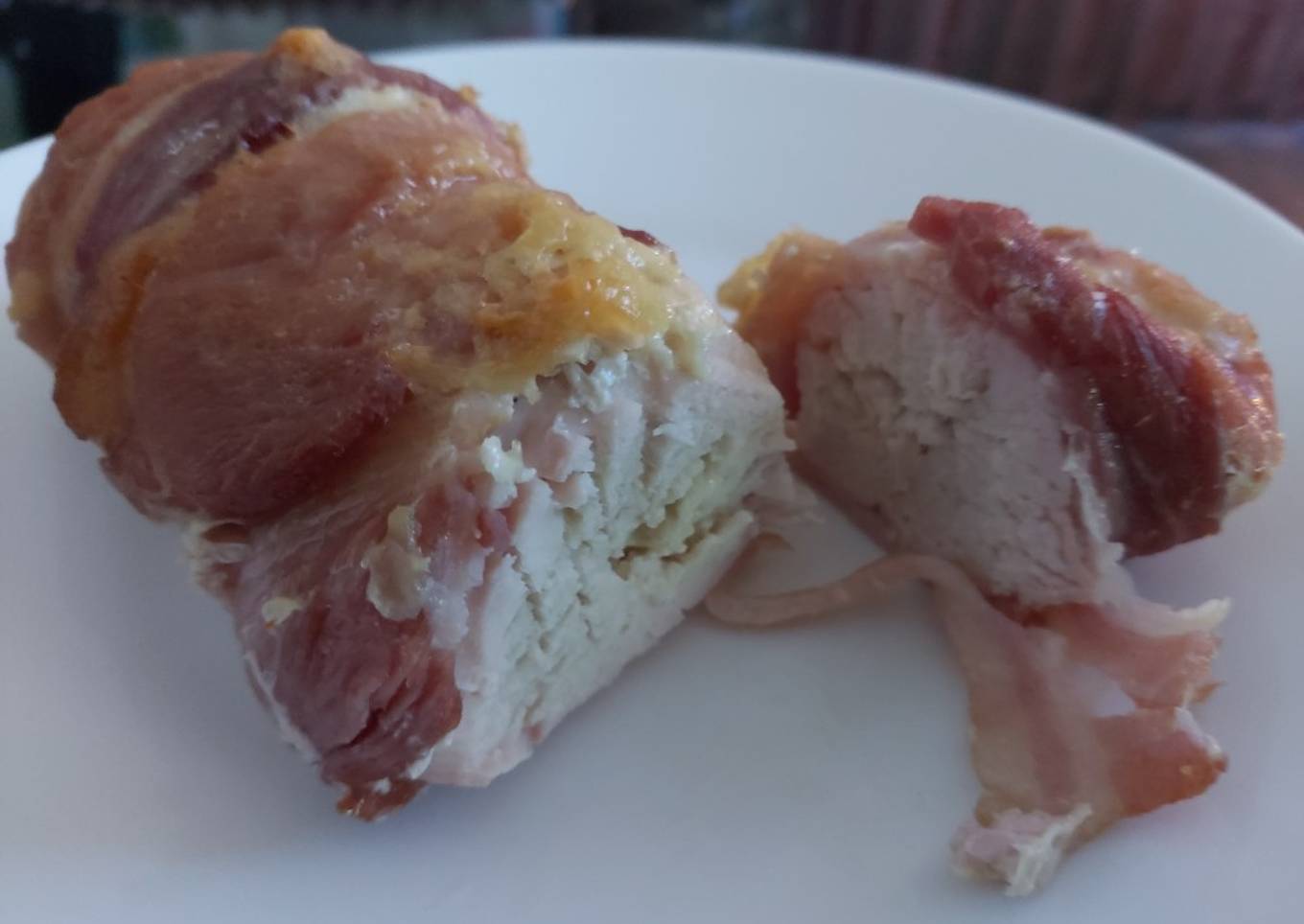 My Brie Stuffed Chicken Breast Wrapped in Bacon 😍