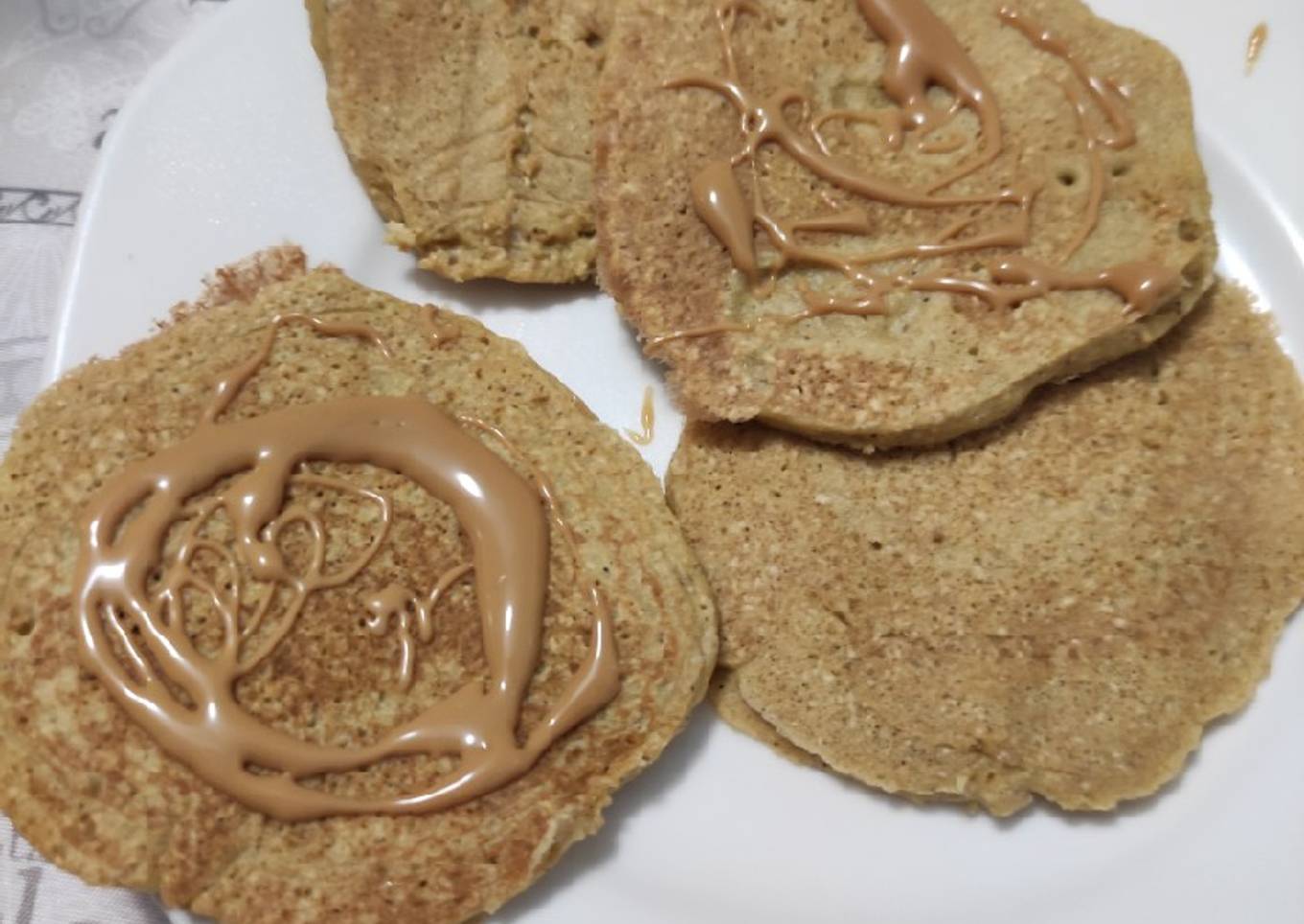 Tortitas de avena, plátano y huevo