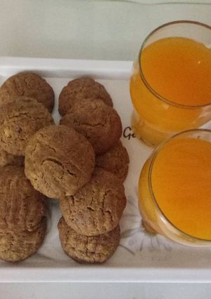 A picture of Choco wheat cookies.