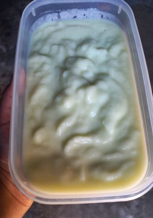 Foto resep Es krim melon homemade