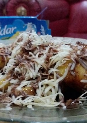 Foto resep Pisang goreng cokelat keju susu