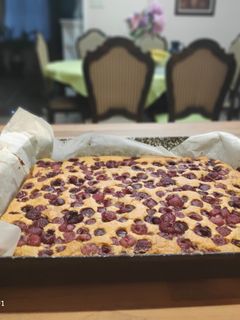 Diétás cseresznyés lepény🍒 recept fotója