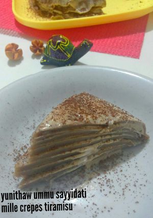 Foto resep Mille Crepes Tiramisu #akhirbulan