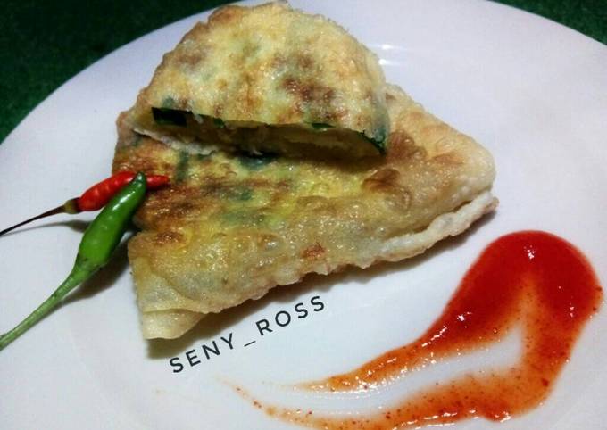 Resep Martabak Telor Ayam Ala Abang2 Edisi Merah Putih Oleh Senyross