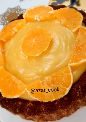 عکسی از دستور کیک پرتقالی