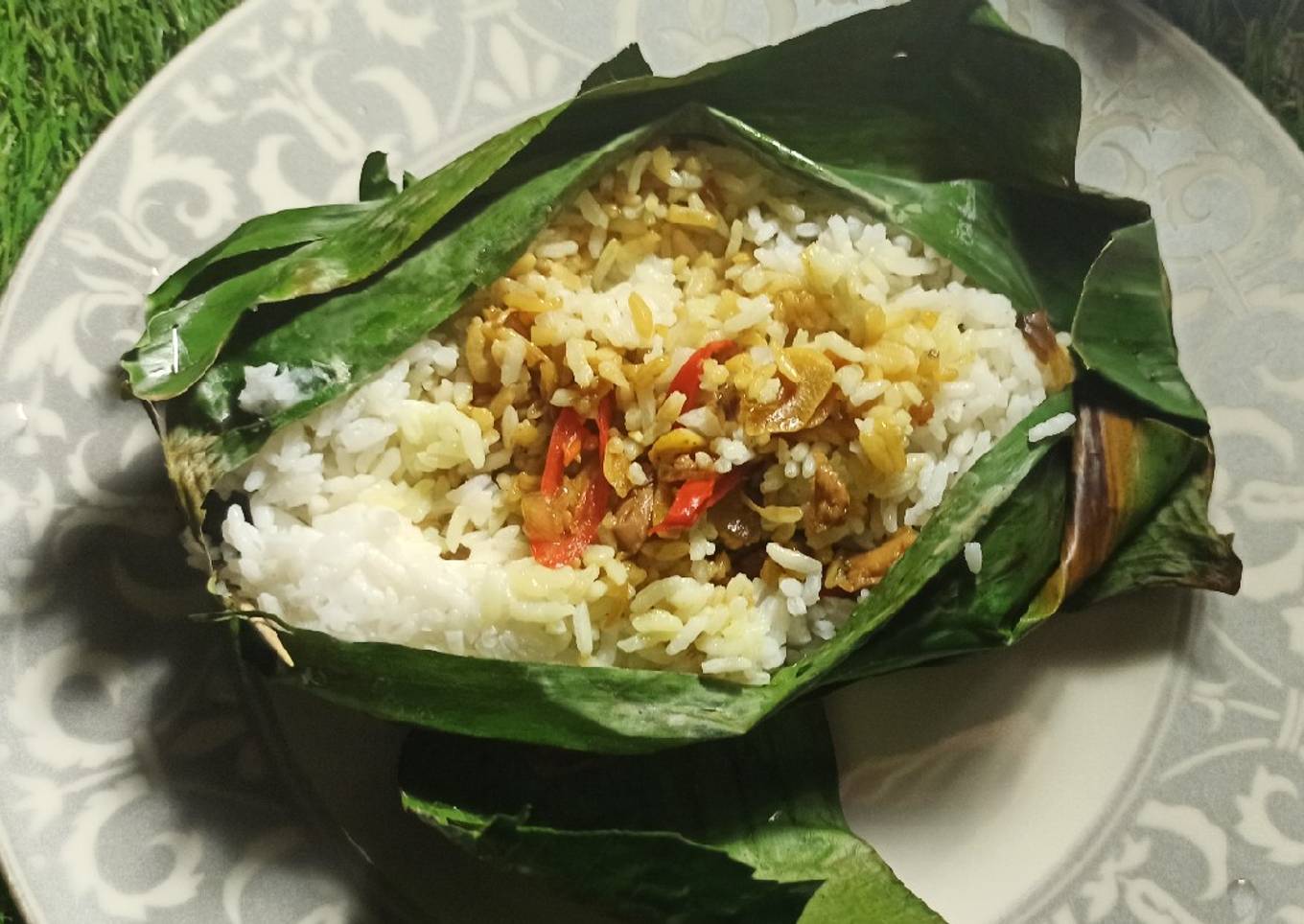 Nasi Bakar Ayam Kecap