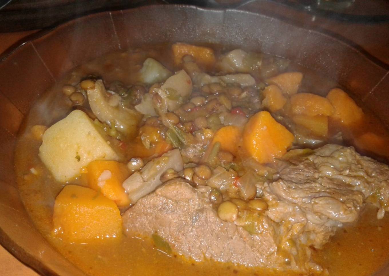 Guisito de lenteja pal frío 😊