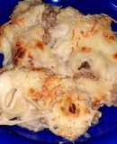 Galets con bechamel