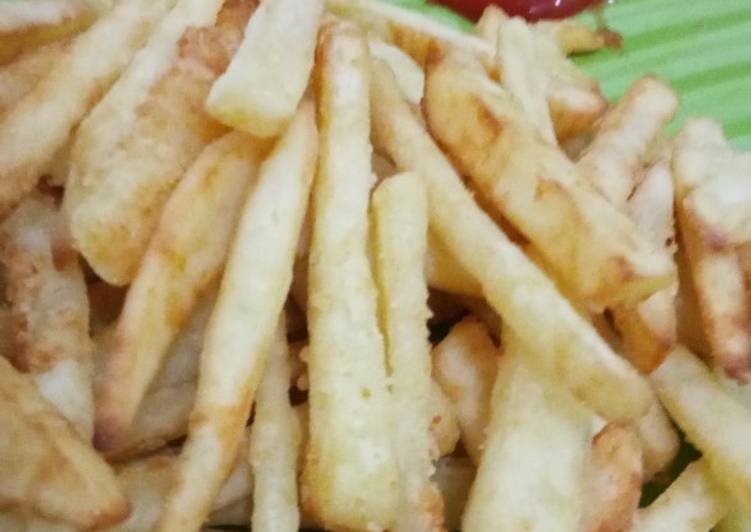 Resep French Fries sederhana Ala Ummu Ibrohim Anti Gagal