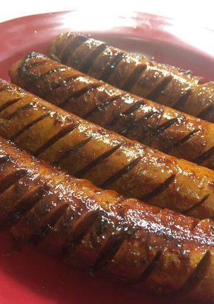 Foto resep Sosis Panggang Saus Bawang