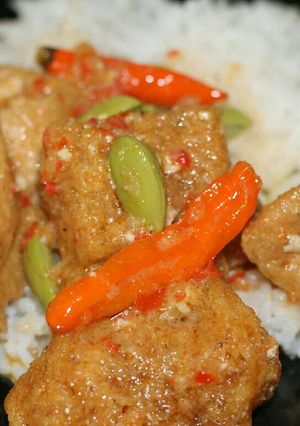 Foto resep Sambel goreng krecek tahu ala Mrs. Manan