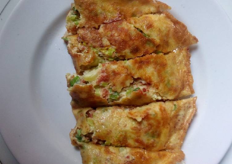 Martabak telur kornet sederhana