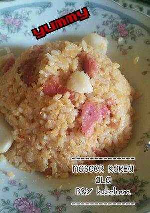 Foto resep Nasgor korea 😍👌