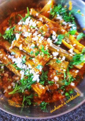 शेवगा-वांग्याची भाजी (Shevga Vangyachi Bhaji Recipe In Marathi) रेसिपी चे मुख्य फोटो 