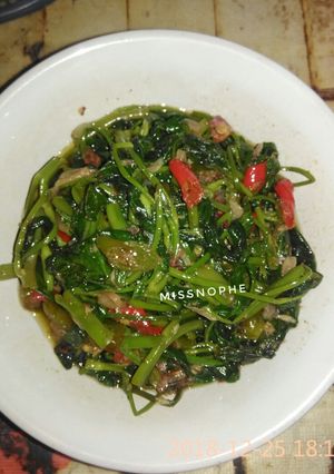 Foto resep Tumis kangkung terasi