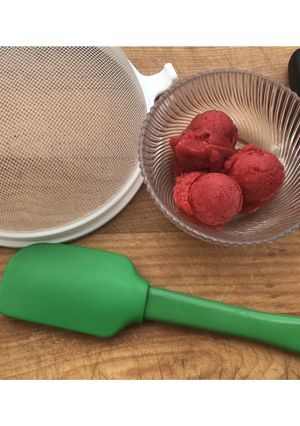 A picture of Strawberry Sorbet.