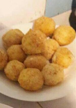 Una foto de Croquetas de puré instantáneo