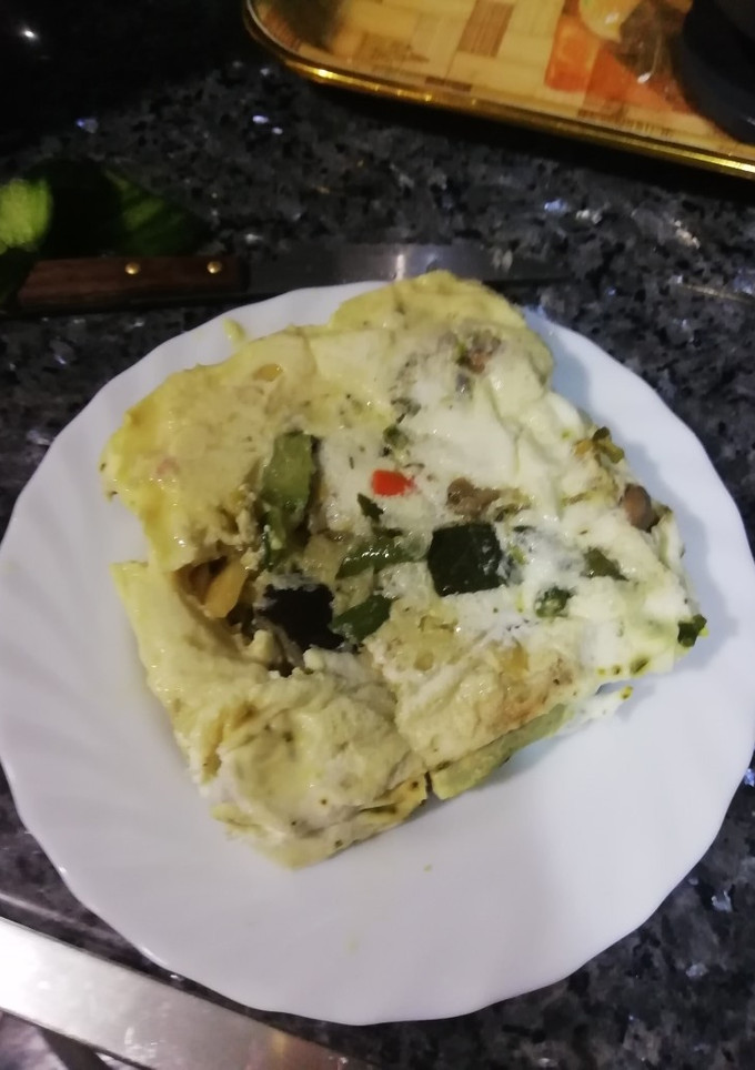 Una foto de Pastel de verduras light