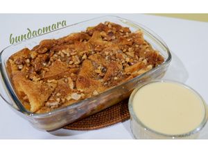 Foto resep Walnut Bread Pudding