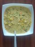 Locro de habas con zapallo y queso mozzarella!!