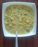 Locro de habas con zapallo y queso mozzarella!!