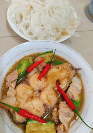 Hình của món Mắm kho.