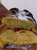 Pan trenza de boniato