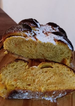Una foto de Pan trenza de boniato
