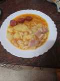 Papas, judiones y fideos con sacramentos