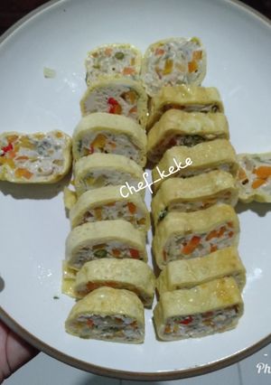 Foto resep Rollade Tahu Sayur ala keke