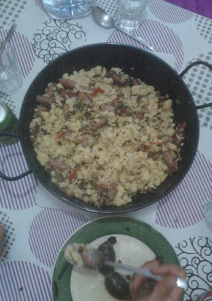 Una foto de Migas de harina