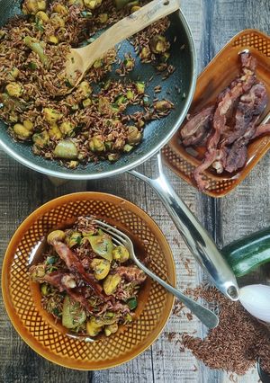 Zdjęcie przepisu Red rice po wiejsku.