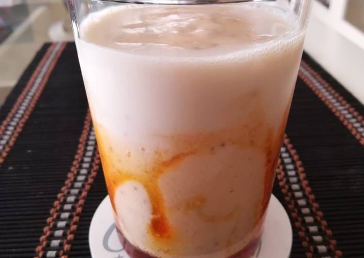 Batido de plátano y pera