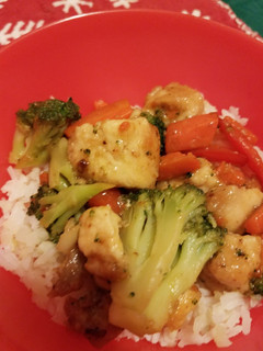 A picture of Ginger Chicken Stir Fry.