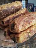 Pan con relleno de berenjenas asadas...🤨