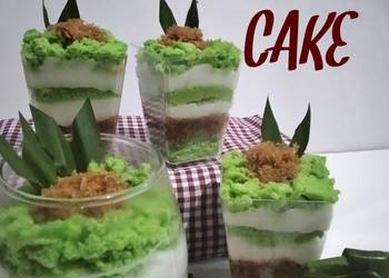 Caranya Membuat *Klepon Dessert Cake* Sedap