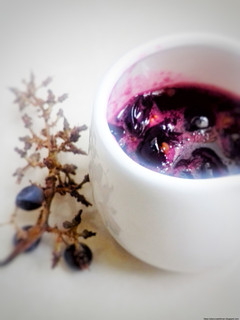 A picture of Blue Berry Compote.