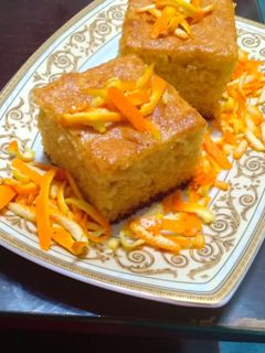 صورة لوصفة كيك بالبرتقال 🍊🍊