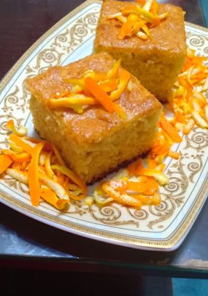 صورة لوصفة كيك بالبرتقال 🍊🍊