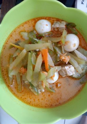 Foto resep Lontong Sayur Udang