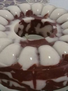 Foto resep Puding Roti Marmer