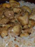 Pollo con anacardos al estilo del Golfo
