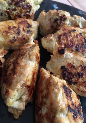 Une photo de Boulette de poulet au curry